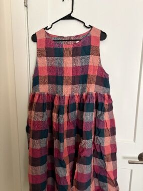 Offon Linen Smock Dress